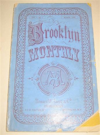 (NEW YORK--BROOKLYN.) Group of 6 pamphlets on Brooklyn.